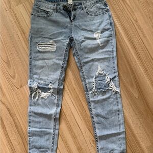 Billabong Light Blue Distressed Women’s Jeans
